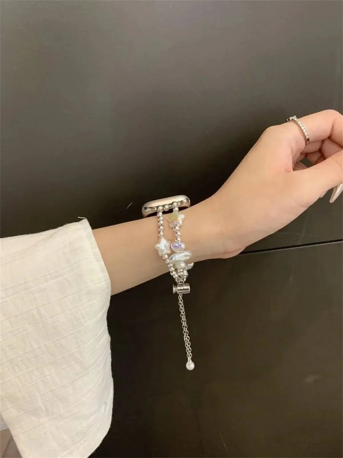 Bracelet de montre à bijoux pour iWatch Ultra 2 Series 10/9/8/7/6/5 Bracelet de montre tendance 42/44/45/46/49 mm 38/40/41 mm_voghion.com