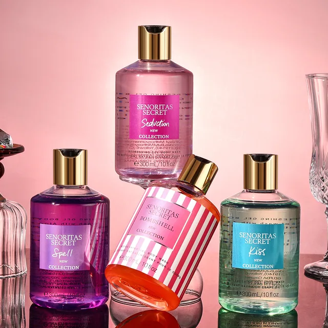 Women's Shower Gel 300ml, Fragrance Shower Gel, Velvet Petal, Water Kiss, Long-lasting Fragrance, Perfume Shower Gel 2