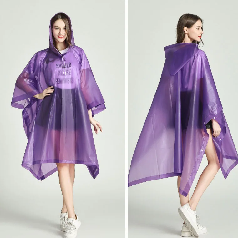 Transparent Windproof Bicycle Motorcycle Raincoat Poncho for Man Woman raincoat poncho