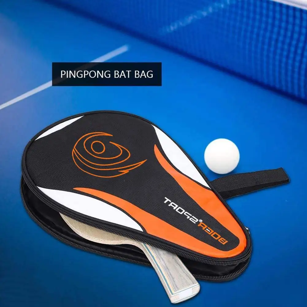 Case Sport Table Tennis Racket Bag Portable Equipment Profession Protective Waterproof Accessories Training Zipper G3K3