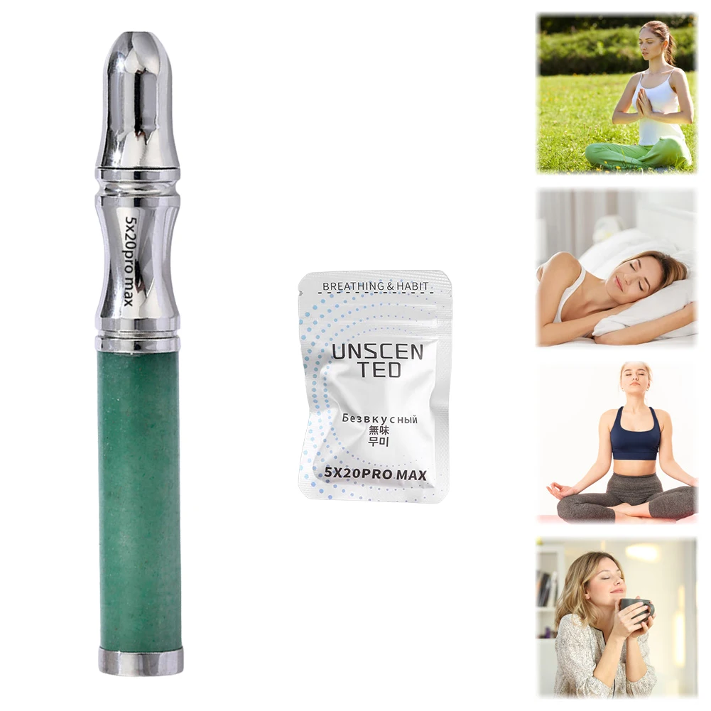 Quit Smoking Stick Anxiety Relief Air Inhaler Mindfulness Breathing Tool Stop Smoking Aids for Adults