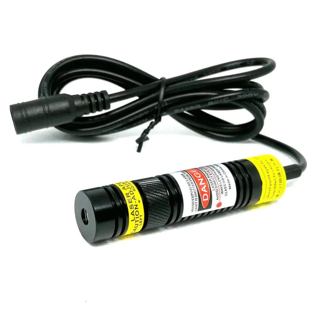648nm 650nm 50mw 100mw 200mw 250mw Red Laser Locator Module Visible Lighting Effects Focusable 16mm Head