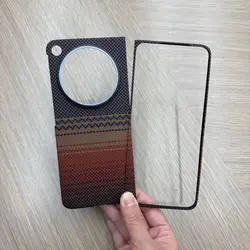 Ultra - Thin Aramid Fiber Kevlar Carbon Case with MagSafe Compatibility for OPPO Find N6 (Sun Magnetic)