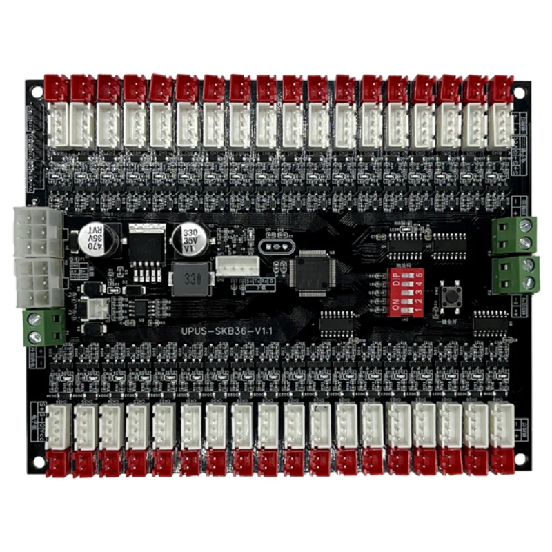 36-channel RS485 smart parcel locker system unlocking control board vending machine aisle motor drive board