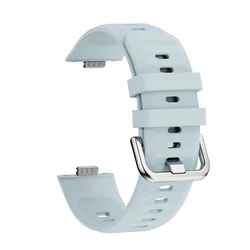 Breathable Sports Silicone Strap for Smartwatch Fitness Tracking (Official blue)