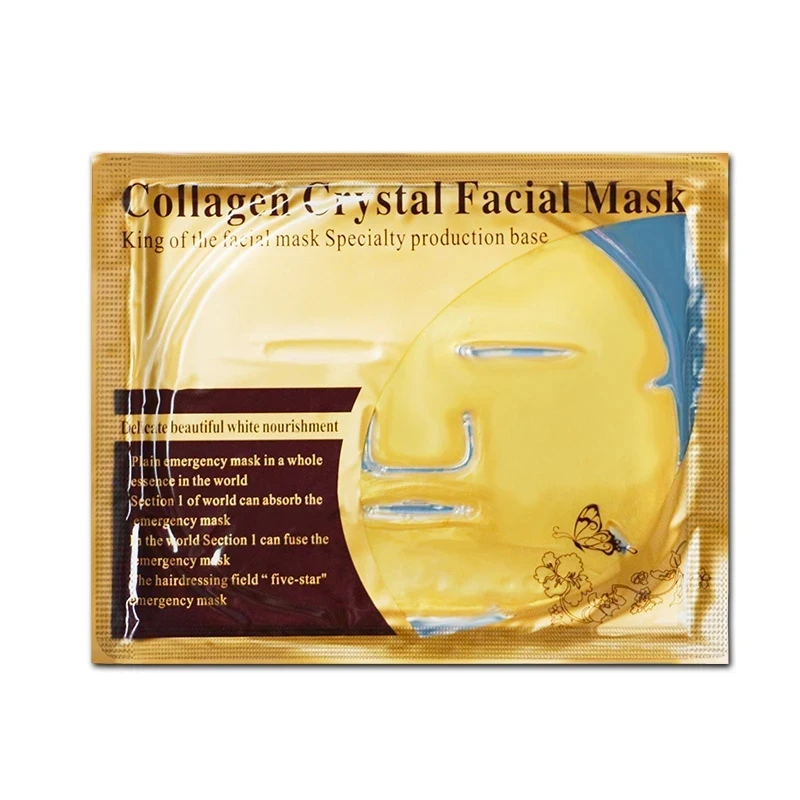 10pcs Crystal Collagen Gold Face Masks Beauty Skin Care Big Mask Anti-aging Hydrating Moisturizing Facial Mask for Face Care - Image 6