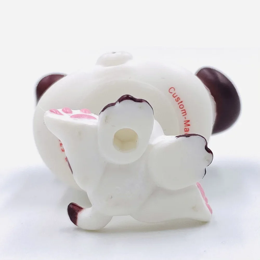 LPS CAT 3CM MINI Custom-made Baby Puppy for Littlest pet shop Bobble head Toy Great Dane #577 Dog White Body Clover Eyes LPSCB 4 LPS CAT 3CM MINI Custom-made Baby Puppy for Littlest pet shop Bobble head Toy Great Dane #577 Dog White Body Clover Eyes LPSCB 4