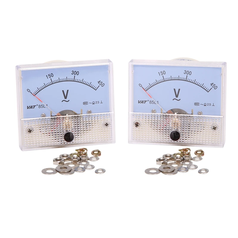 Pointer AC Voltmeter Panel Volt Voltmeter Tester Meter Gauge For CNC Machine Tools, Instruments