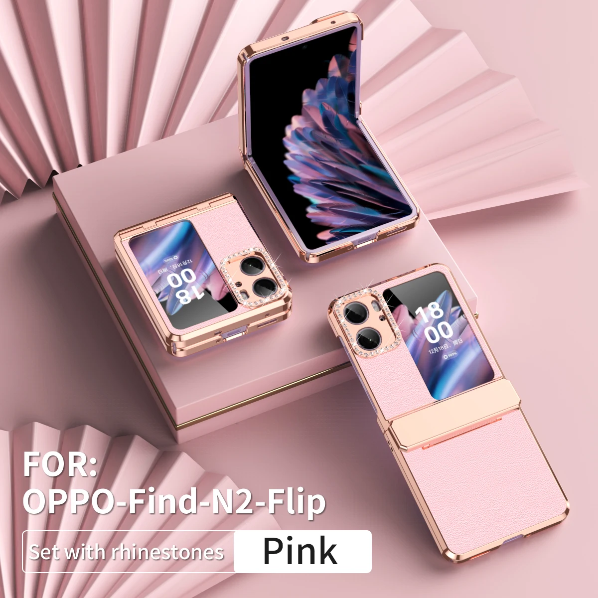 

Складной кожаный флип-чехол для oppo Find N2