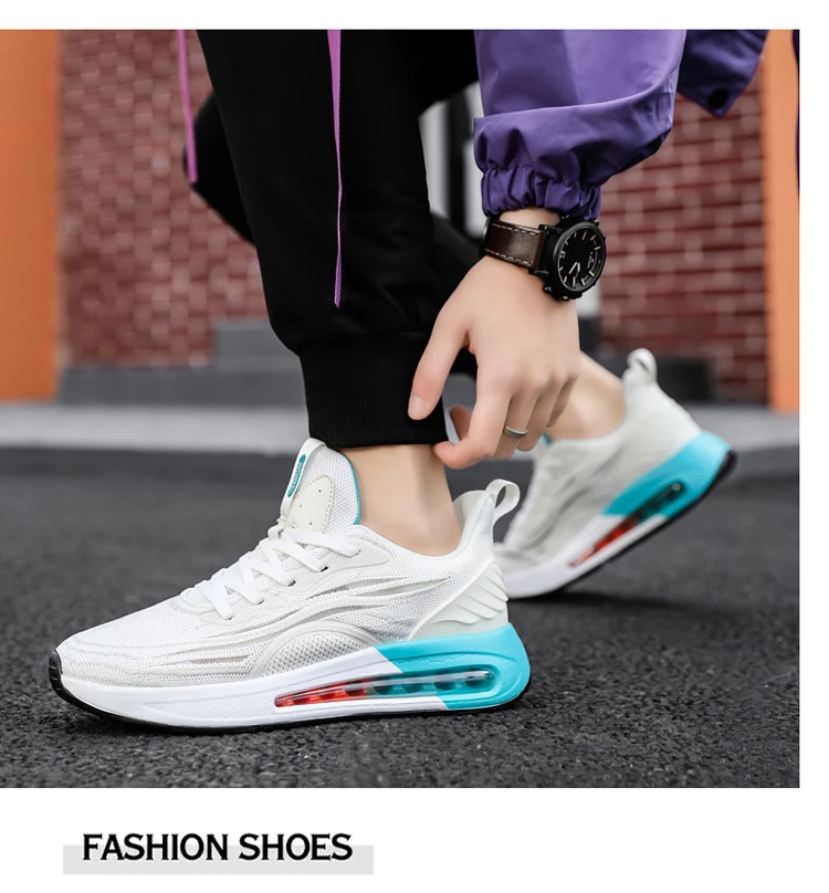 Baskets respirantes pour hommes, chaussures de course pour l'extérieur, antidérapantes, confortables, classiques, décontractées, 2024_voghion.com