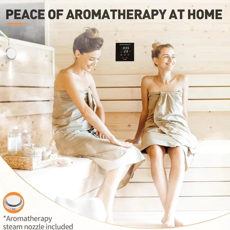 Aluminum Steam nozzle for Steam Bath Generator Controller Aromatherapy Steam Head 6