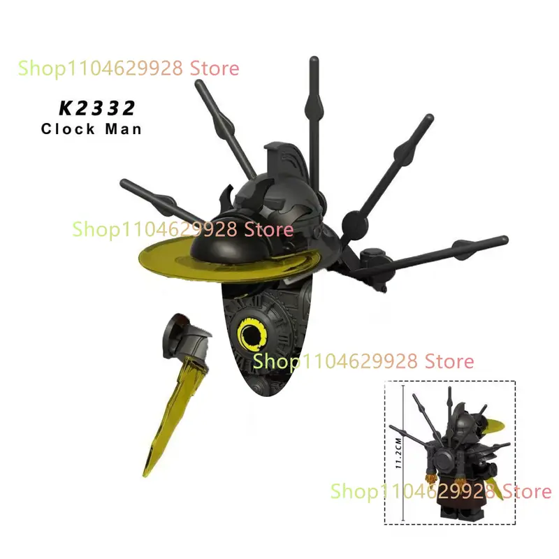 New KDL SWAT Skibidi Toilet Man Figures Anime Block Toys TvMan Titan Cameraman Speakerman Bricks Model Toy Birthday Gift - Image 24