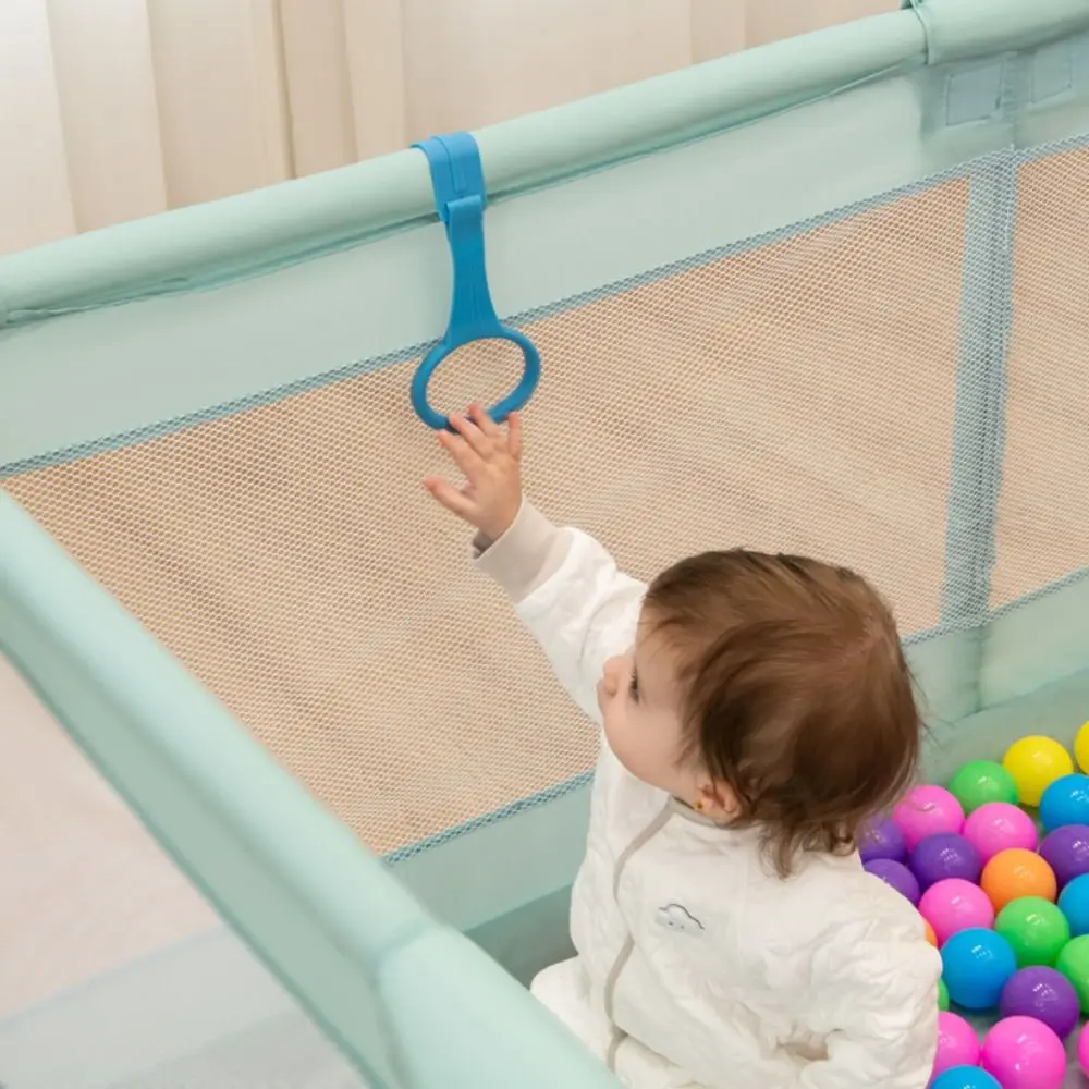 Playpen Pull Ring Plastic Solid Color Bed Accessories Baby Crib Hooks