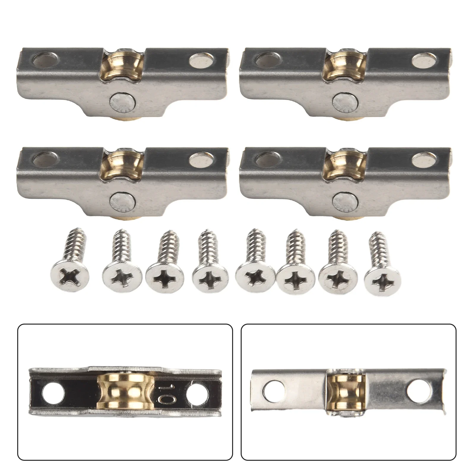 Sliding Door Roller Stainless Steel Window Pulley Glass Upperand Down Pulleys Wheel Sliding Door Roller Runner Mute Wheel Track Pulley Furniture