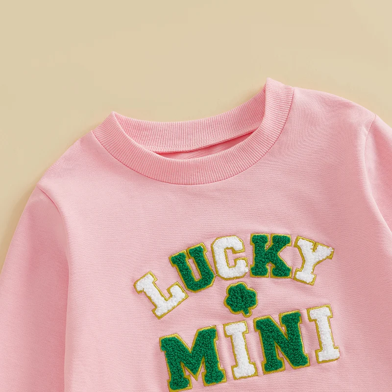 Baby Girl St. Patrick’s Day Sweatshirt & Tutu Set 5