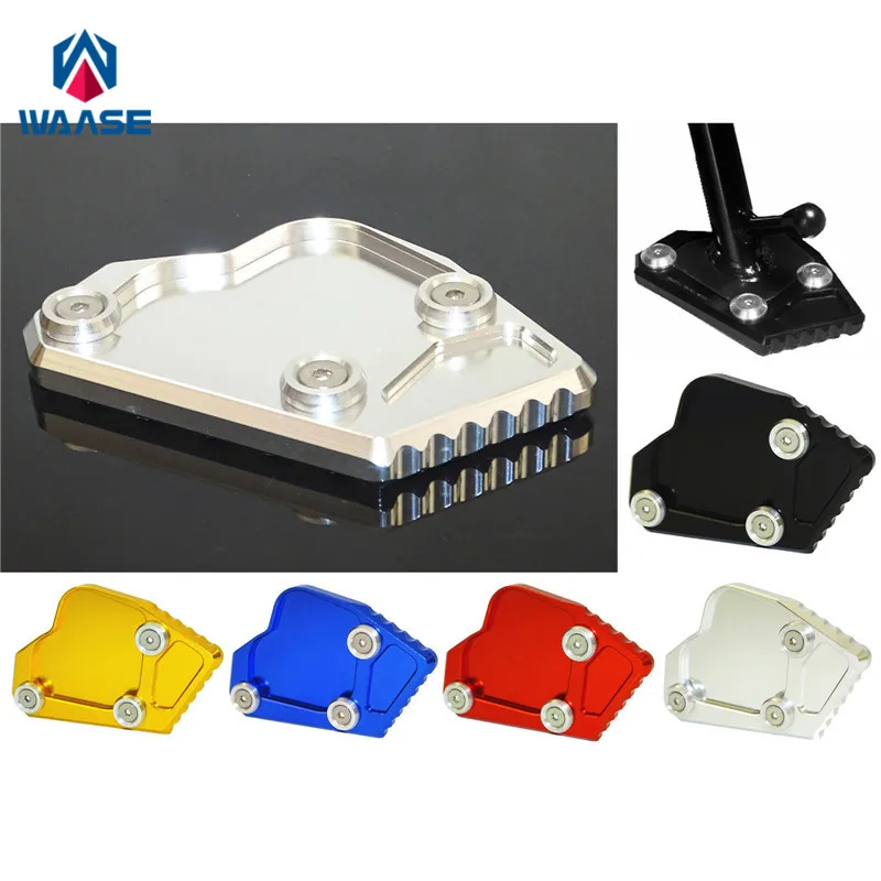 

waase Kickstand Foot Side Stand Extension Pad Support Plate For BMW K1600GT K1600GTL K1600 GT GTL 2011 2012 2013 2014 2015
