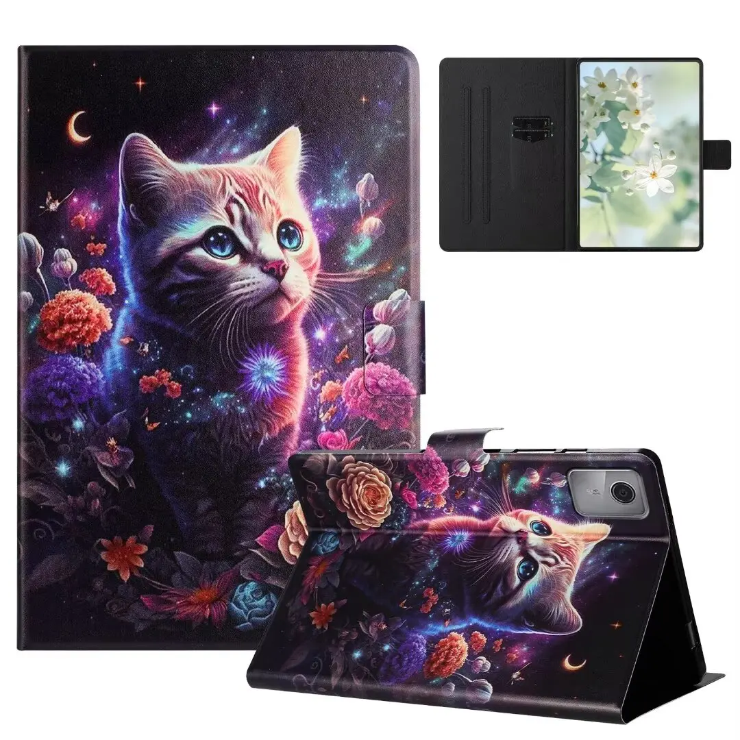 Cartoon Cat Tablets Protective Cover