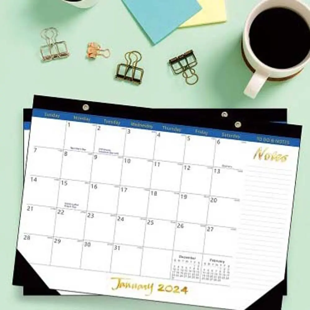 

Daily Planner 2024 Wall Calendar Weekly Schedule 18 Months Stationery Supplies Paper Office Stationery English Calendar