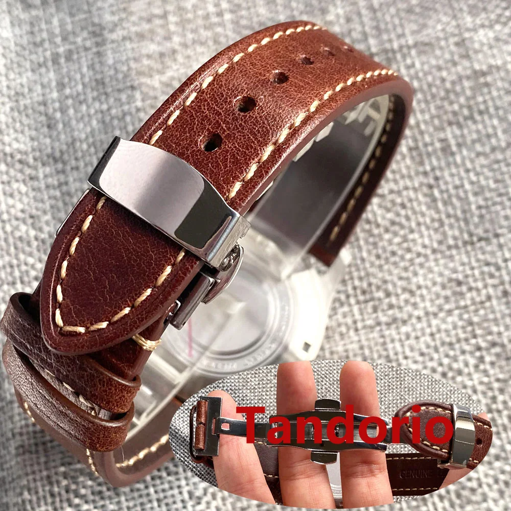 Tandorio-男性用の防水時計,36mmのサファイアガラスを備えた