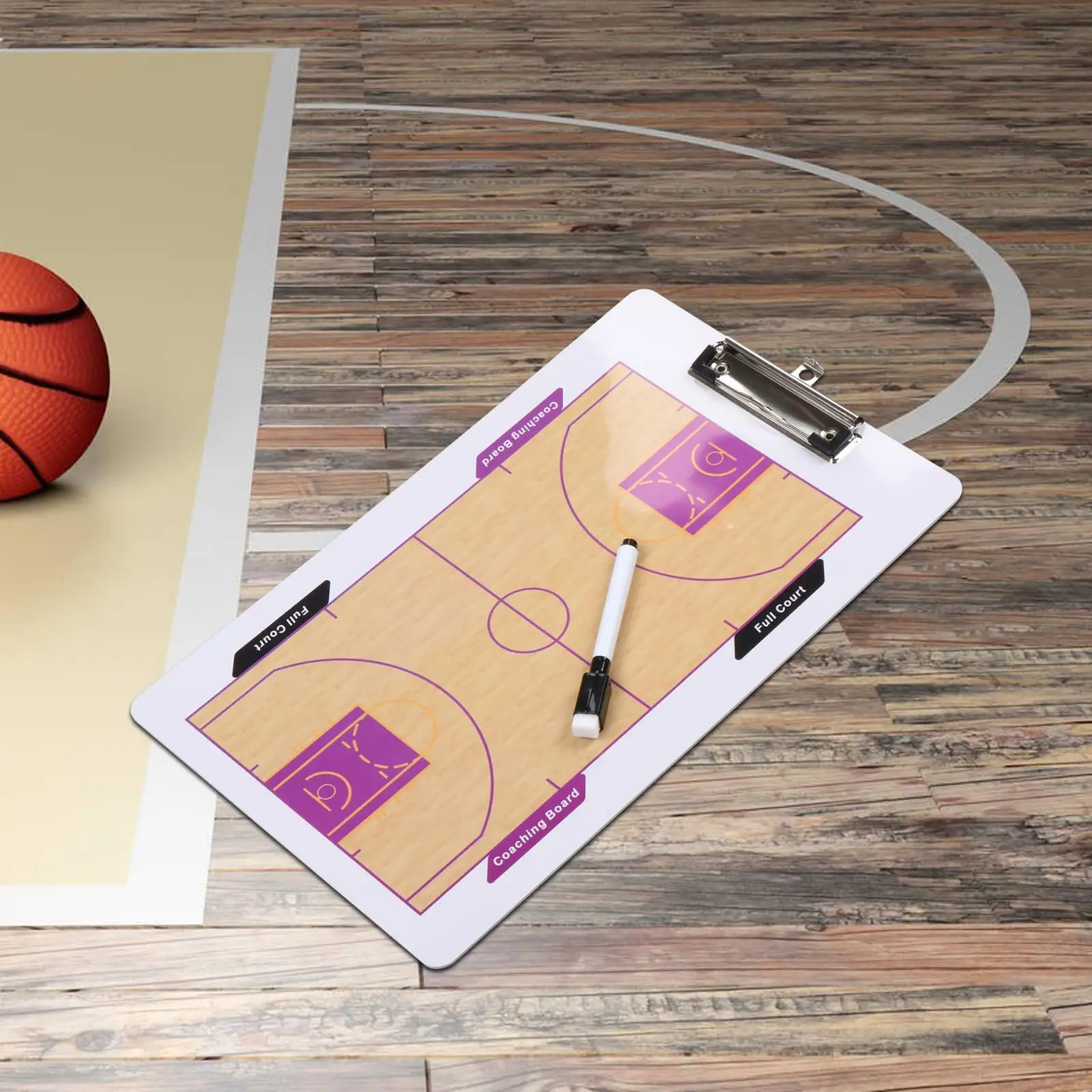 Basketball Coaching Boards Futsal Referees Gear Strategy Tactic Clipboard