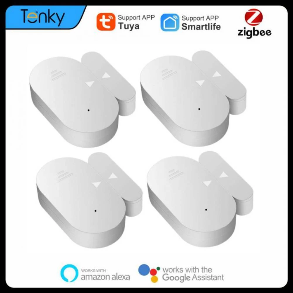 Tuya Smart Home Zigbee Door Sensor Window Open/close Detectors With