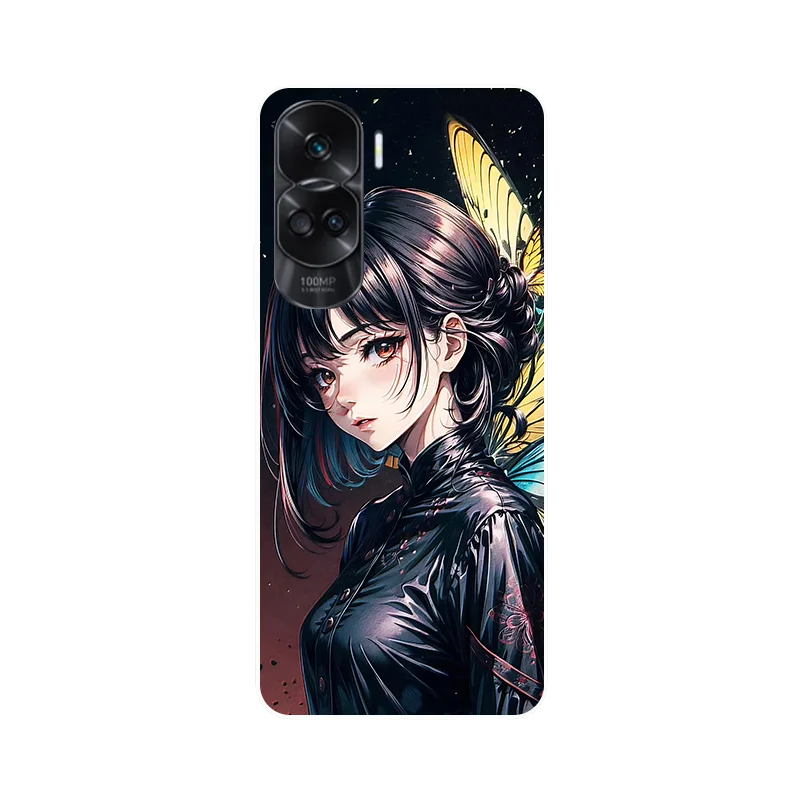 Wolf Painted Shockproof Soft Silicone Phone Case