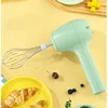 USB Electric Milk Frother Garlic Chopper Masher Whisk Egg Beater Kitchen Handheld Automatic Frother Foamer Portable Mixer 4