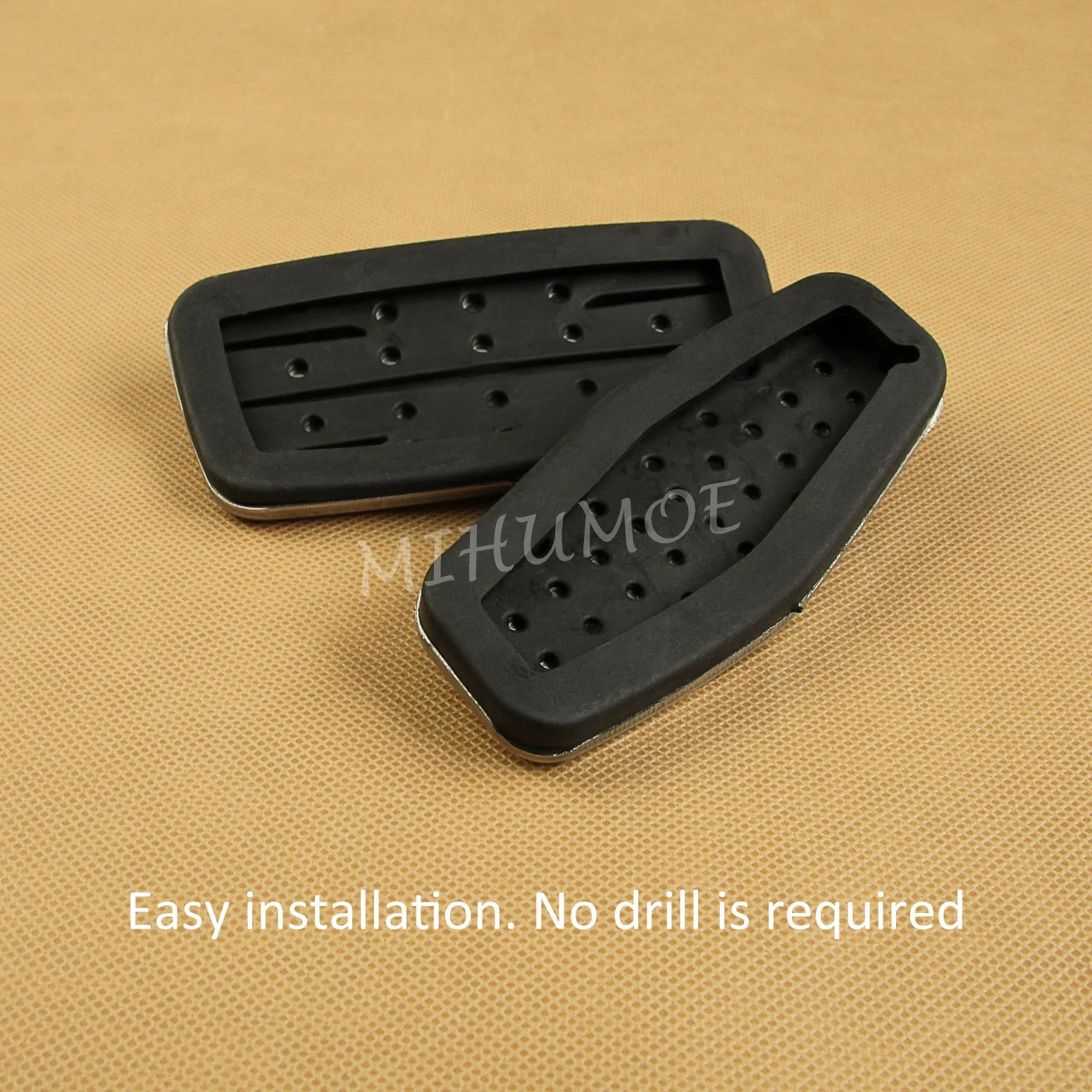 Steel Foot Brake Gas Pedal Pad Cover Set For Chevy Chevrolet Tahoe Silverado 1500 2500 3500 -