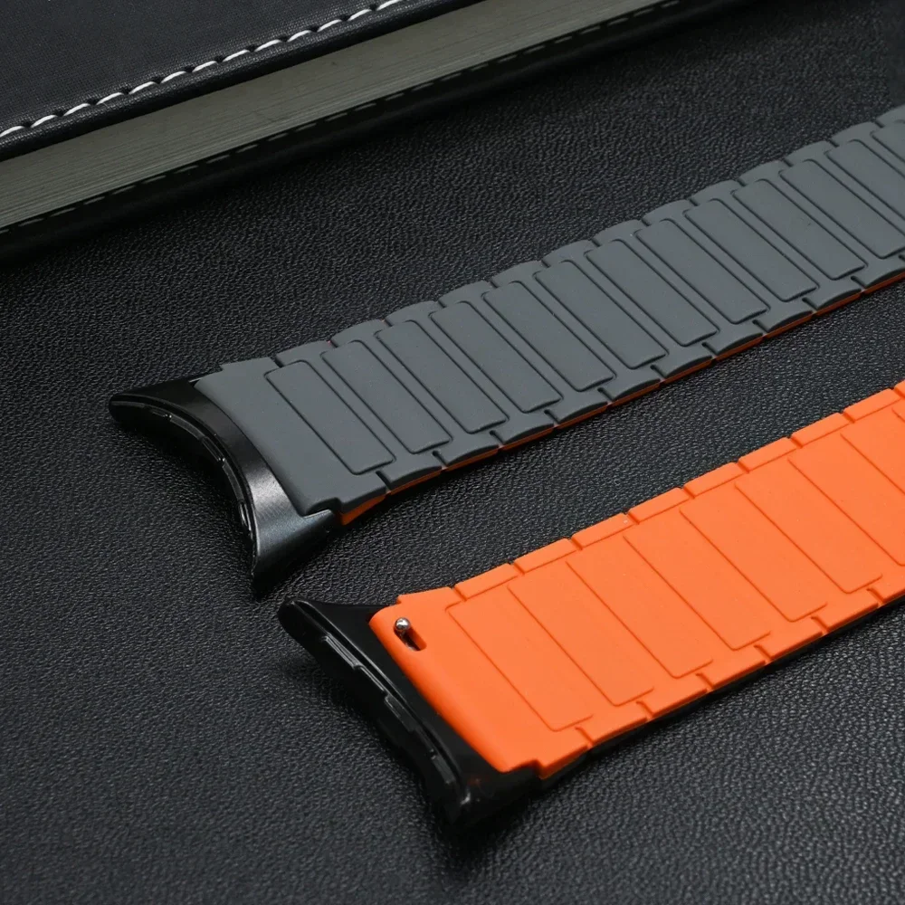 Magnetic Silicone Sport Band Wristband Replacement Bracelet