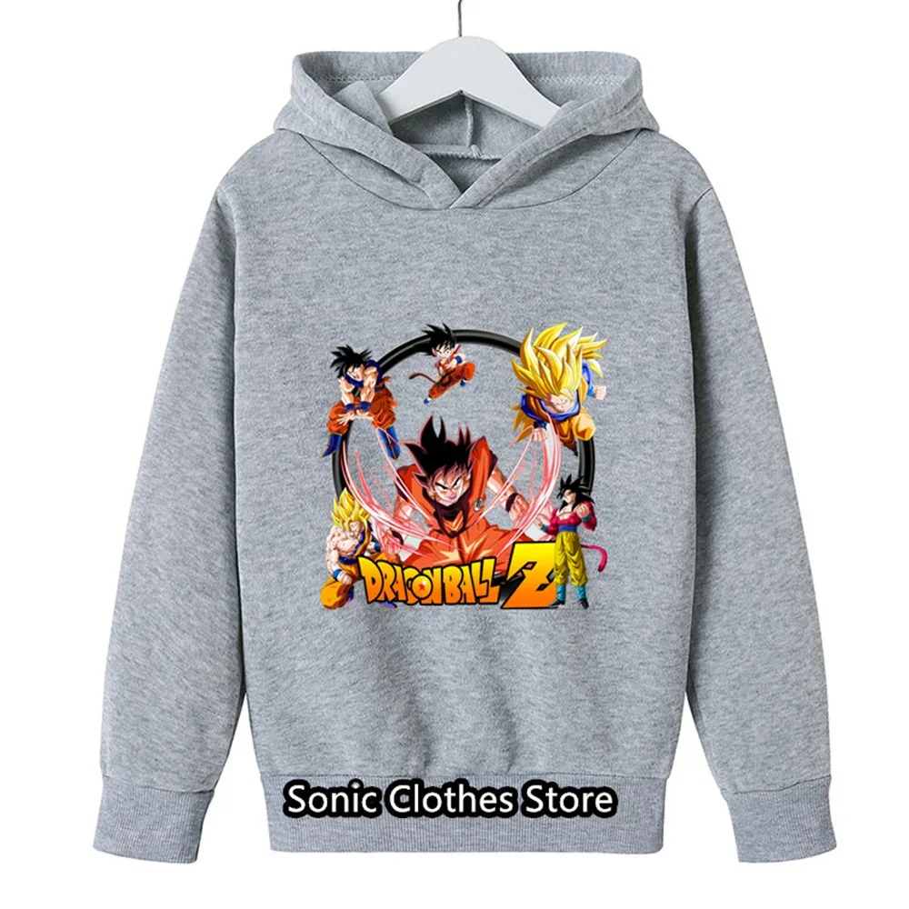 

Kid's Dragon Ball Hoodie Boys Girls Casual Comfortable and Loose sportswear Hoodie tops kids 2-14Y Fashion Boys Sweatshirts