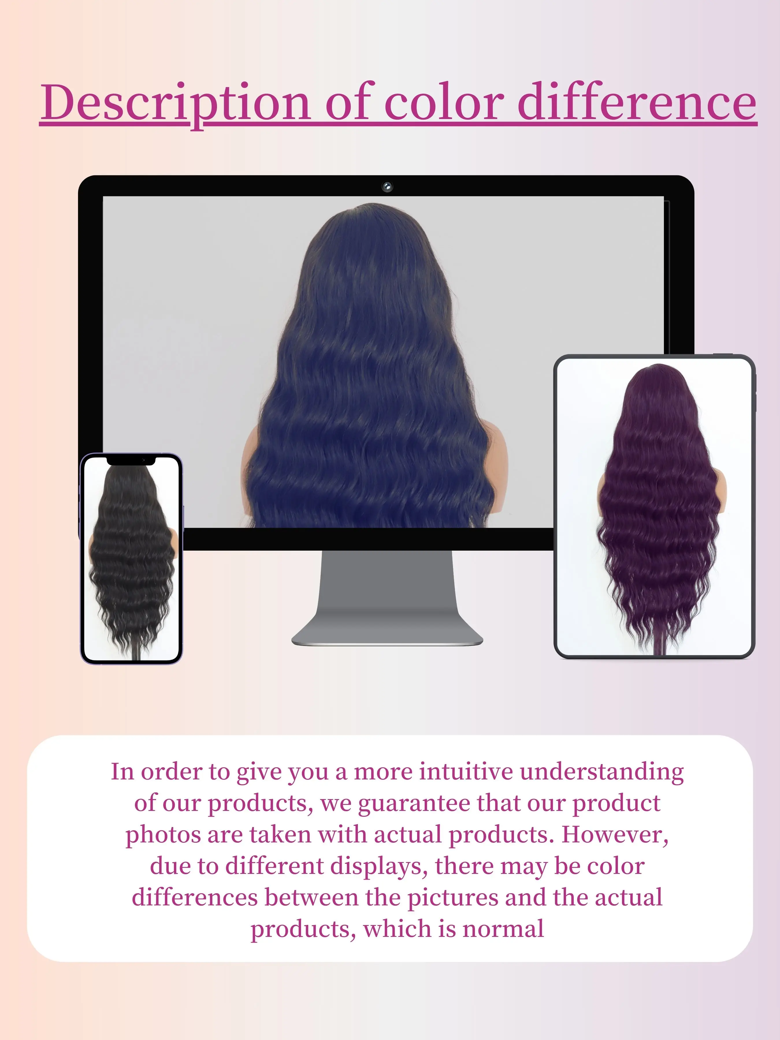 Long Wavy Black 13 * 4 Lace Front Synthetic Wigs For Women Long Wavy Natural Hairline Heat Resistant Fiber Lace Front Wig 32Inch