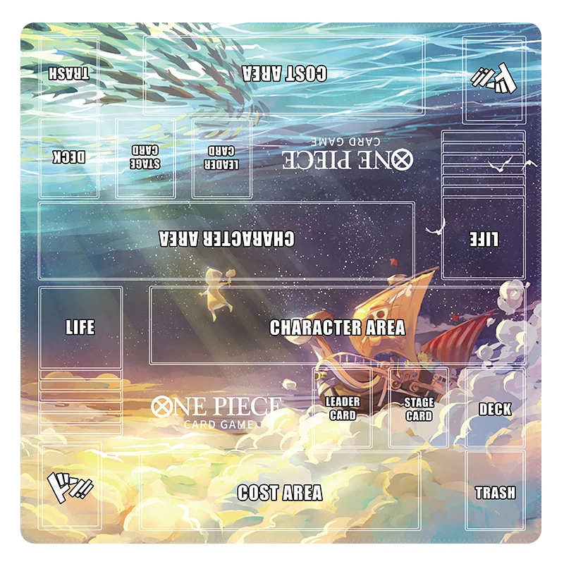 

60X60Cm New Cartoon One Piece Tony Tony Chopper Luffy Ace Opcg Two Player Battle Card Table Mat Opcg Cool Battle Board Game Mat