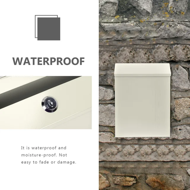 Panasz Konténer Vintage Postafiók Falra Szerelt Biztonsági Függő Postbox Szavazószekrények Postafiókjai Kívül - Image 3