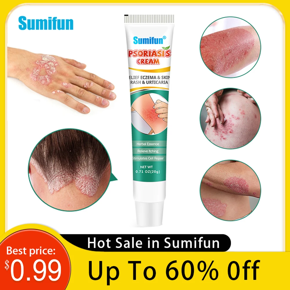 

20g Only$0.99 New Psoriasis Treatment Ointment Dermatitis Eczema Antibacterial Cream Skin Care Anti-Itching Herbal Plaster