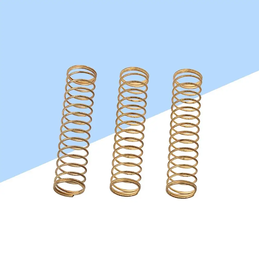 3 Pcs Long Spring Trumpet Repairing Parts Brass Spring For Woodwind Instrument Parts Musical Instruments Accessories Trumpet Set