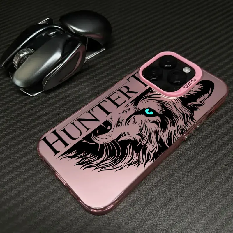 Majestic Wildlife Series Phone Case - Wolf, Eagle, and Tiger Design