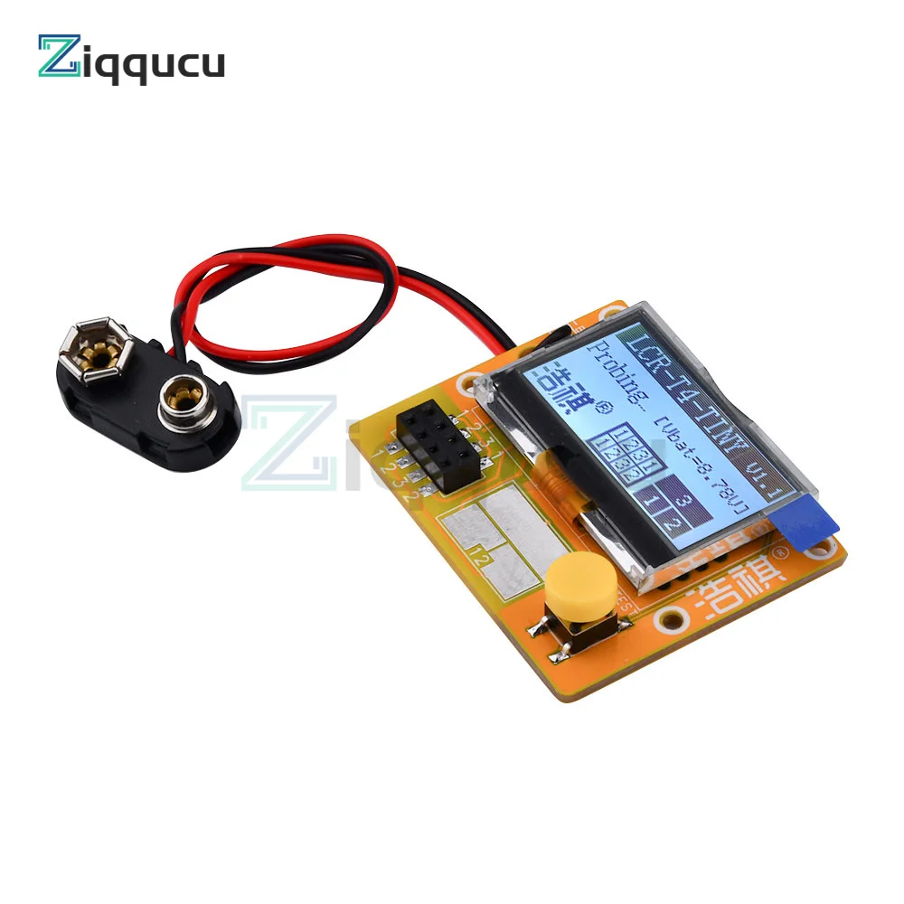 Lcr-T4 Digital Transistor Tester Esr Diodo Triodo Capacità Esr Meter 1.4 Pollici 12864 Lcd Screen Transistor Tester
