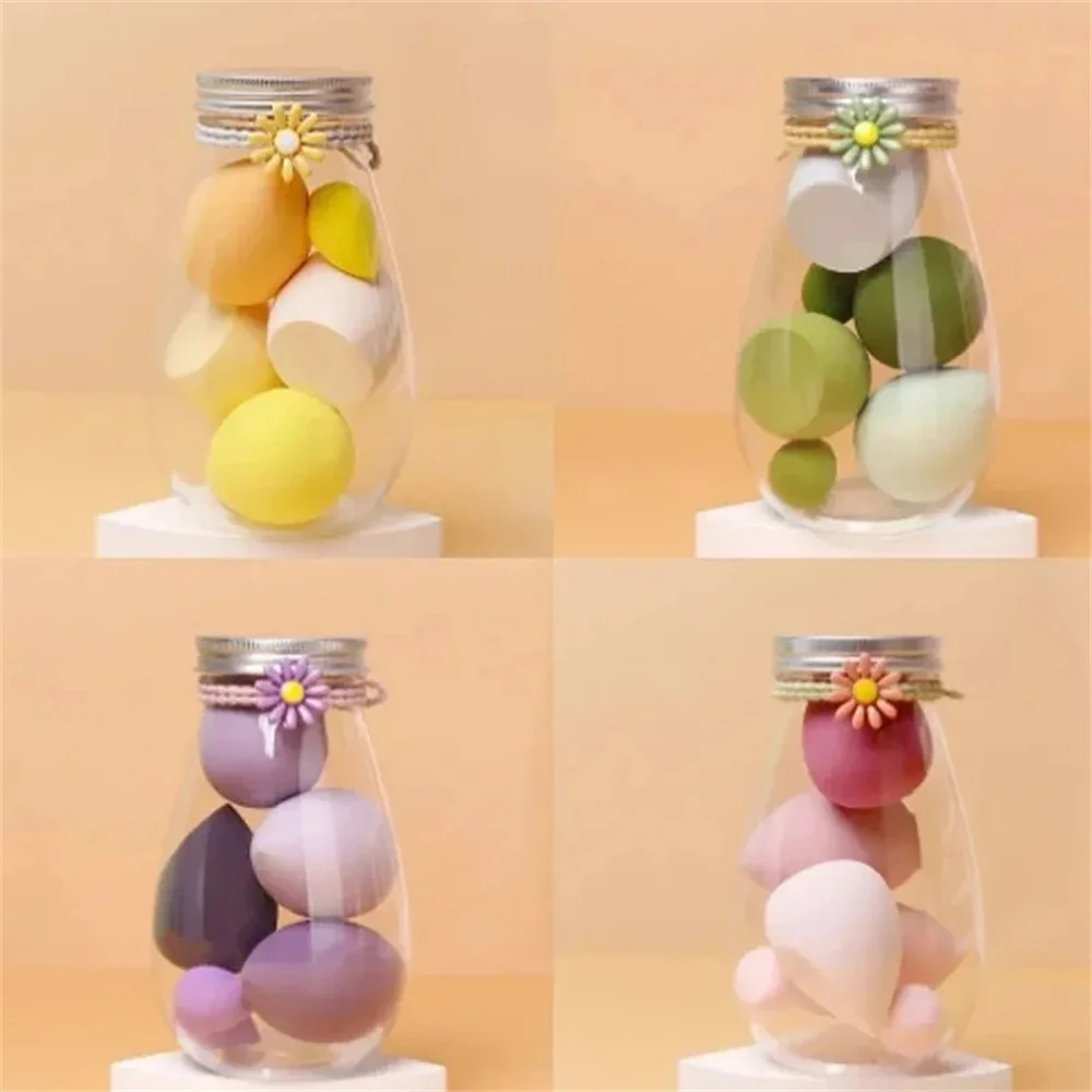 Makeup egg Dry wet dual use Water droplets Diagonal cut Independent packaging No powder Powder puff