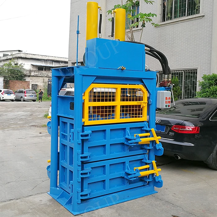 Plastic Metal Scrap Garbage Compressor Compactor Hydraulic Baler Machine