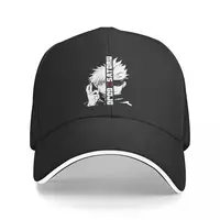 Men Women JJK Gojo Satoru Cap Fashion Baseball Cap Polyester Anime Hats Sun Hats Adjustable Dad Hat Wholesale New 1