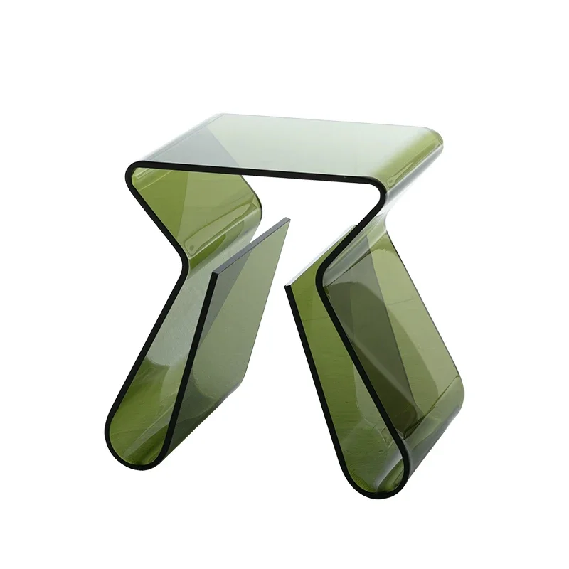 

Transparent Irregular Tea Table Living Room Acrylic Small Space Hotel Coffee Tables Bedroom Nordic Mesa De Centro Room Furniture