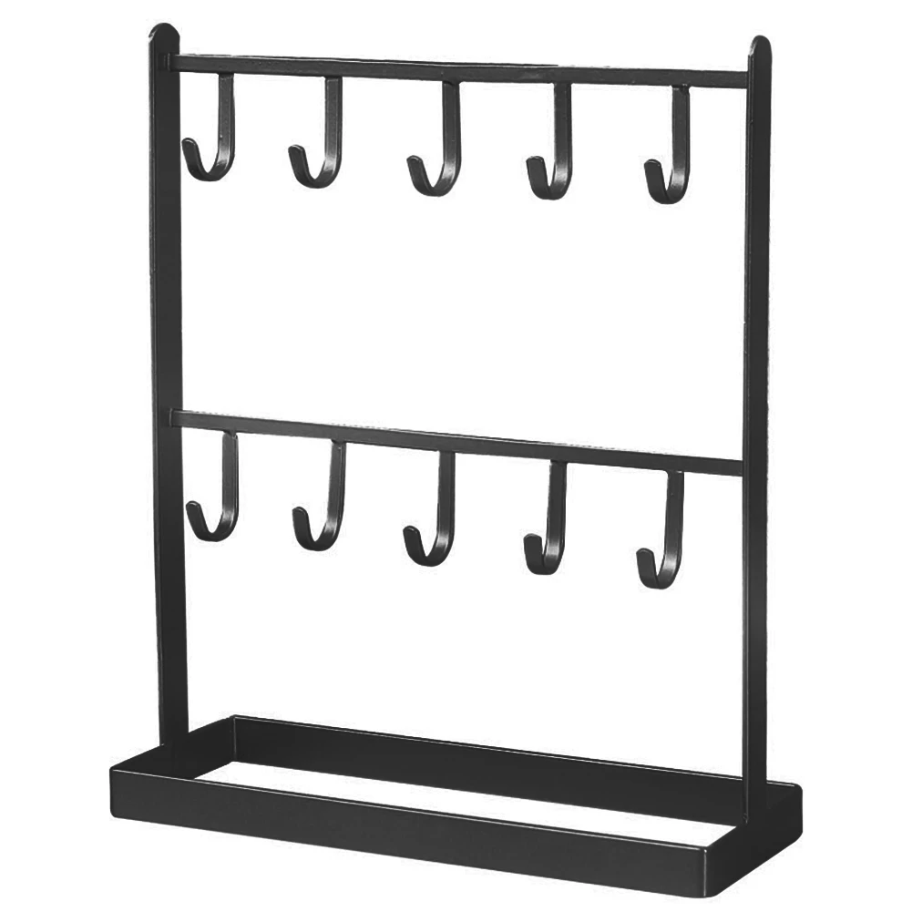 

Tabletop Iron Jewelry Jewelry Earring Hanger Necklace Ring Earring Earring Shelf Display Shelf Porch Key Rack