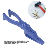 Pince à ongles support de pince à ongles pince à ongles marteau support de clouage ABS protège-doigts outil à main Portable pour la sécurité 4