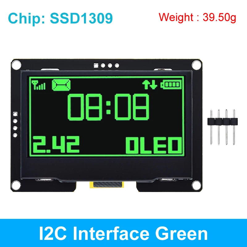 2.42-Inch OLED HD Display Module with SPI/IIC Interface