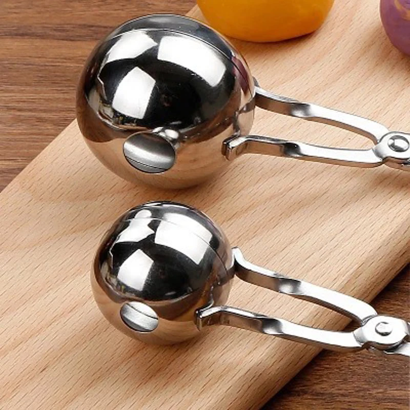 Meatball Maker Homemade Lean Meatball Tool Making Meat Geometry Steel Barbecue Hot Pot Bean Fishing Geometry