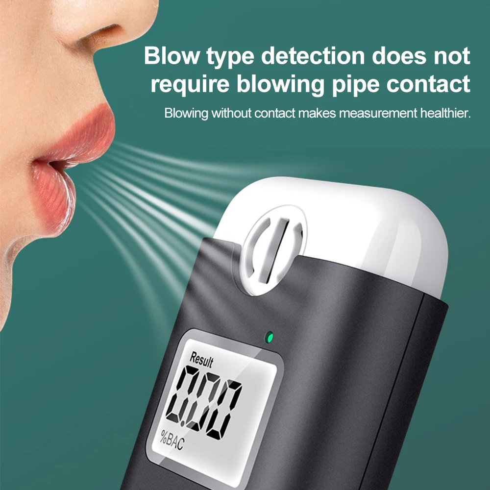 LCD Display Digital Alcohol Breath Tester Breathalyzer Drunk Driving Analyzer Alcohol Test Tools