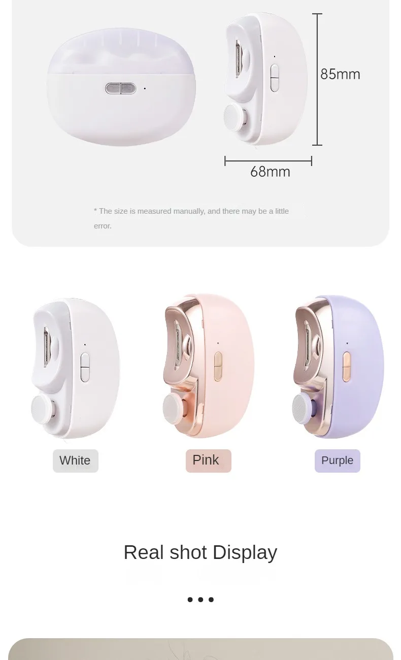 Automatic Nail Care Kit for Manicure and Pedicure