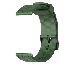 Silicone Bracelet Strap - Universal 22mm & 48mm, Multiple Smartwatch Compatibility for T - rex3PRO 48mm (Army Green)