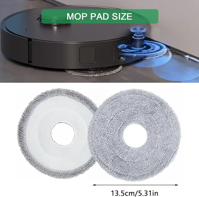 Panni Di Ricambio Per Robot Aspirapolvere Dreame - 4 Pezzi, Compatibili L10/L20/X40/Xiaomi X10+ - Foto 10