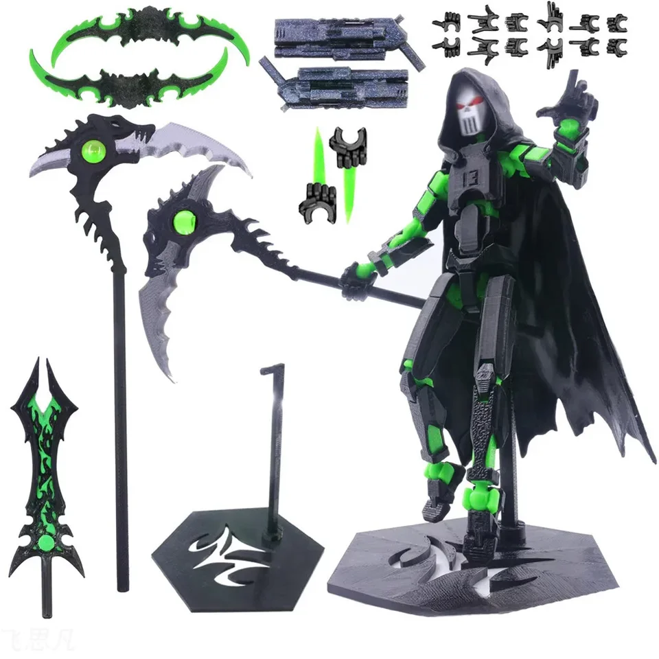 New Death/Swordsman/Wukong Titan 13 Action Figures T13 Multi